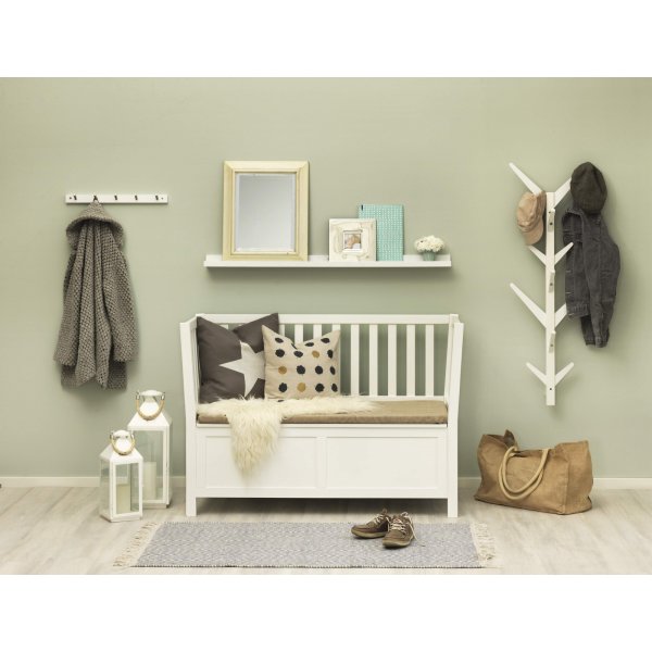 Wolf weier Bilderrahmen 120 cm