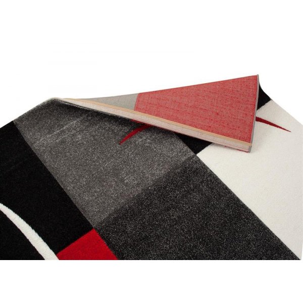 Maschinengewebter Teppich Rivoli - Rot