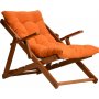 Ruhe-Liegestuhl - Orange