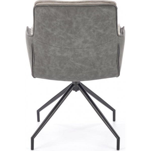 Cadeira Esszimmerstuhl 523 - Grau/Schwarz