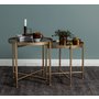 Sitztisch Harper - Gold/Grau