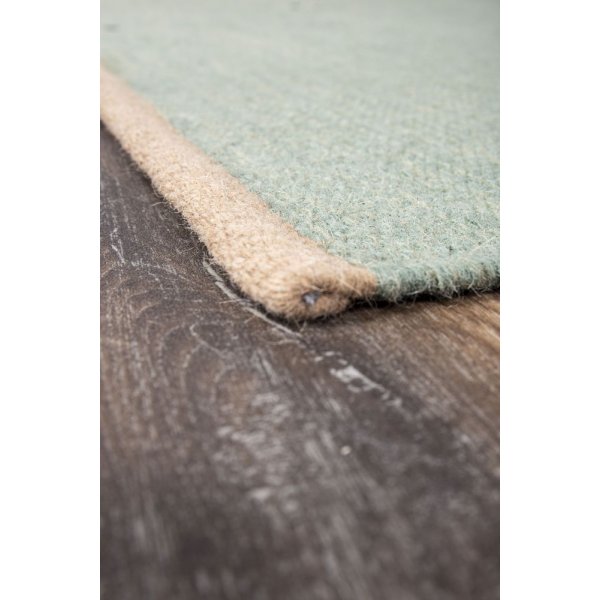 Wollteppich Ryder - Frühlingsgrüne Wolle Wollteppich Ryder - Frühlingsgrüne Wolle