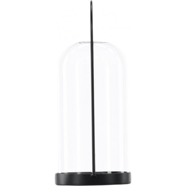 Flora Laterne 11 cm - Schwarz