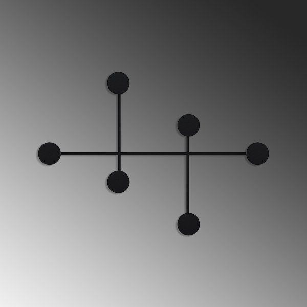 Kleiderbügel für Damen - Schwarz Kleiderbügel für Damen - Schwarz