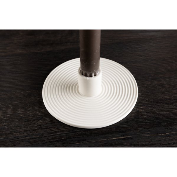 Durchmesser Kerzenständer 12 x 4 cm - Weiß Durchmesser Kerzenständer 12 x 4 cm - Weiß