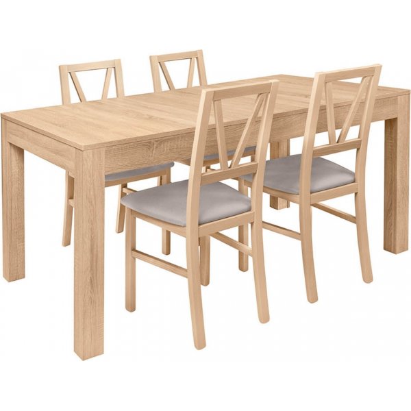 Filo Esstisch 159,8-299,5 x 90 cm - Sonoma-Eiche Filo Esstisch 159,8-299,5 x 90 cm - Sonoma-Eiche