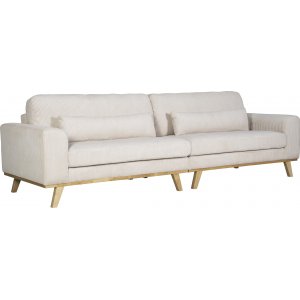 Breites Sofa Ranger aus beigem Cord - 280 cm