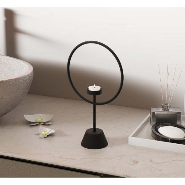 Cairos Kerzenhalter - Schwarz Cairos Kerzenhalter - Schwarz