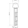 Giorno Stehlampe - Sonoma-Eiche