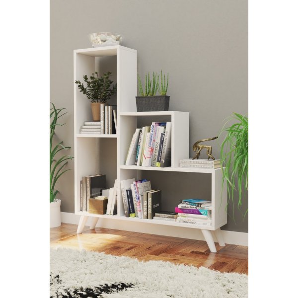 Bücherregal Nisa - Weiß Bücherregal Nisa - Weiß