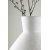 Rellis Vase 22 x 20 cm - Schwarz/Wei