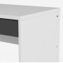 Function Plus Schreibtisch 74,7 x 48,2 x 76,7 cm - Wei/Grau