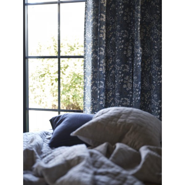 Holzvorhang 2er-Pack 2 x 135 x 280 cm - Blaugrau