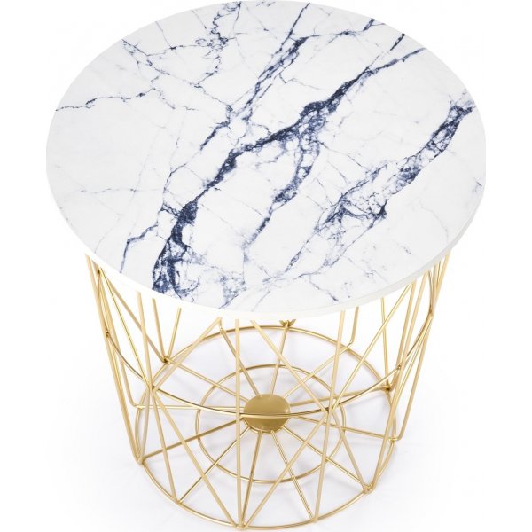 Couchtisch Marmor / Gold Ø42 cm Couchtisch Marmor / Gold Ø42 cm