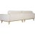 Breites Sofa Ranger aus beigem Cord - 280 cm