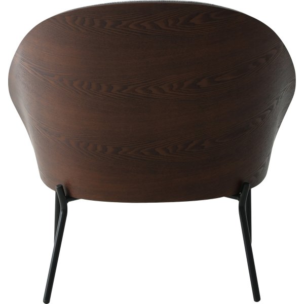 Canelas-Sessel Hellgrau/Dunkelbraun Canelas-Sessel Hellgrau/Dunkelbraun