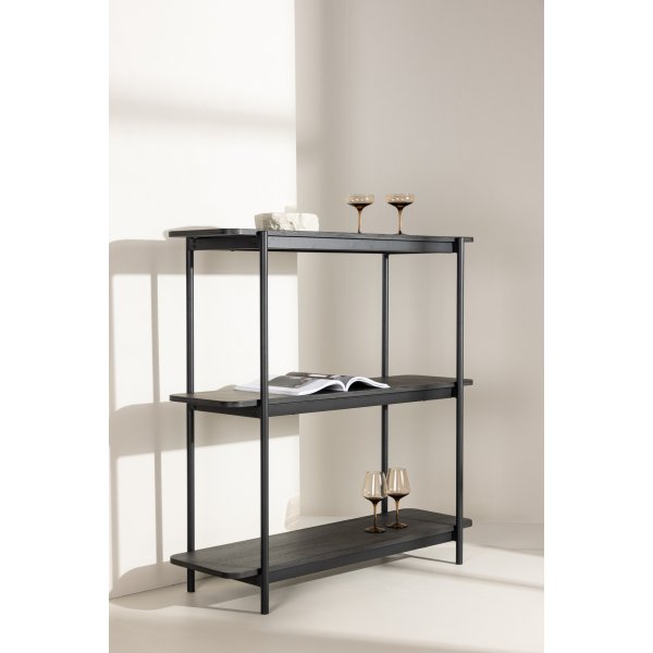 Heim Regal 120 cm - Schwarz