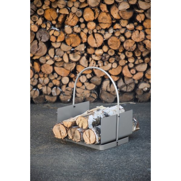 Godoma Brennholzkorb - Silber Godoma Brennholzkorb - Silber