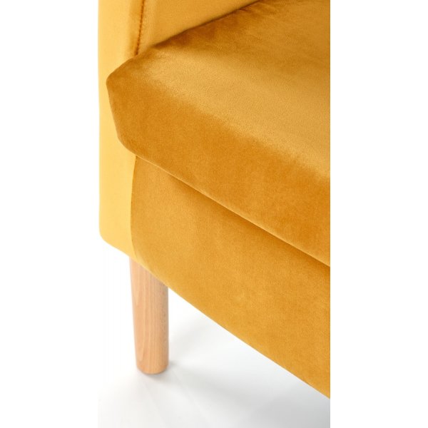 Seal Sessel - Gelber Samt Seal Sessel - Gelber Samt