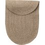 Oliventeppich - Jute