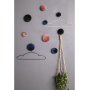 Giza Wandknpfe zum Aufhngen - Rosa/Messing - 3 Stk