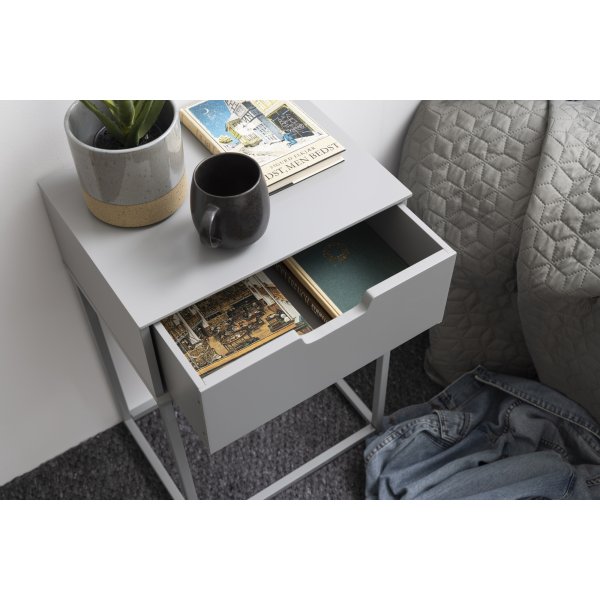 Mitra Nachttisch - Grau