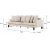 Remy Lounge 4-Sitzer-Sofa in Beige, 261 cm breit