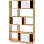 Desert Bcherregal 110 cm - Eiche/wei