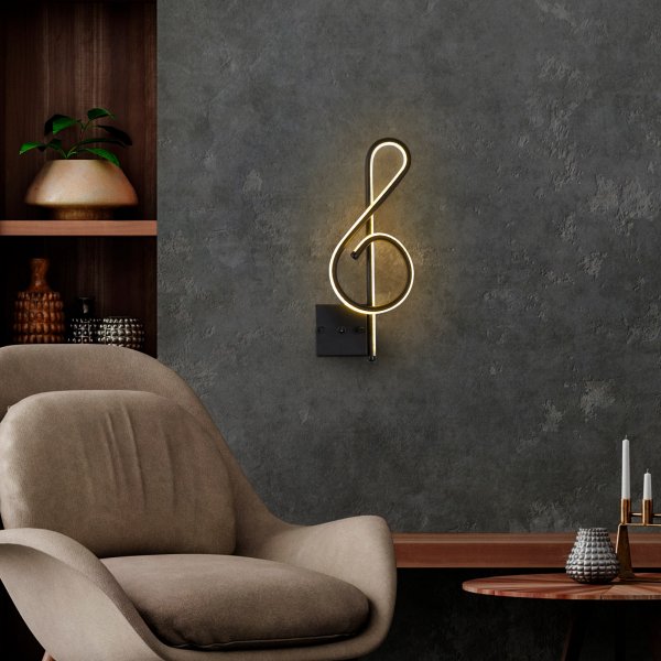 Gurra Wandleuchte - Schwarz