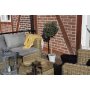 Degern Sofagruppe - Braunes knstliches Rattan