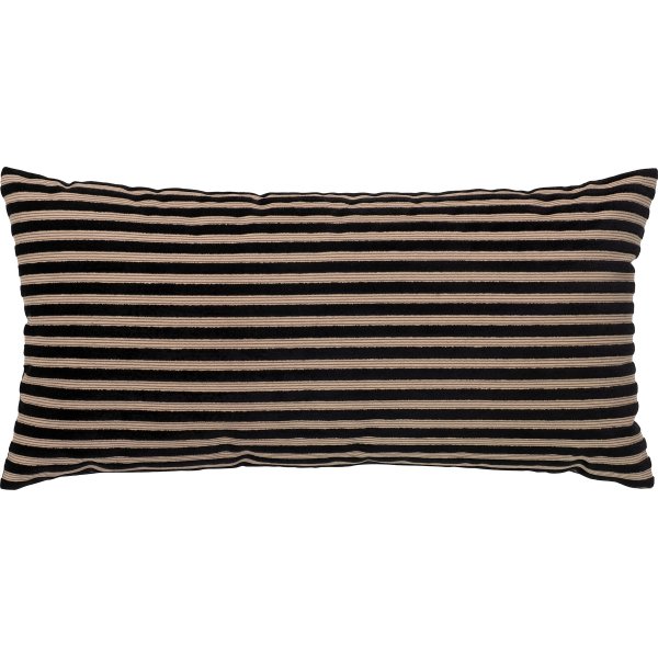 Serpa Kissen 30x60 cm - Schwarz/Beige