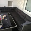 Kundenbild Davenport Outdoor-Gruppe mit Tisch (Kunststoff-Rattan) - Grau