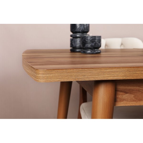 Vinci Esstisch 130-160 cm - Nussbaum Vinci Esstisch 130-160 cm - Nussbaum