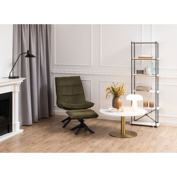 Blizzard Sessel mit Fuschemel - Grn