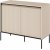 Trendschrank H83 cm - Beige/Schwarz