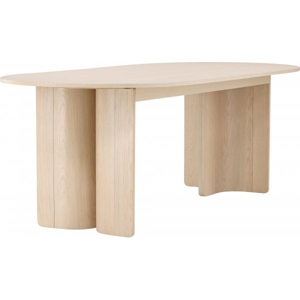 Tyres� Esstisch 220 x 100 cm - Wei� get�ncht