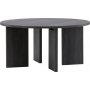 Askern Couchtisch 80 cm - Schwarz