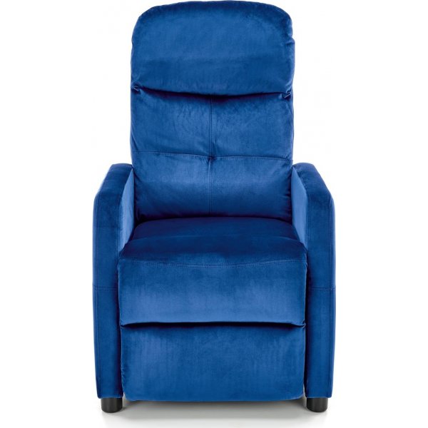 Gunvor Liegesessel aus blauem Samt Gunvor Liegesessel aus blauem Samt