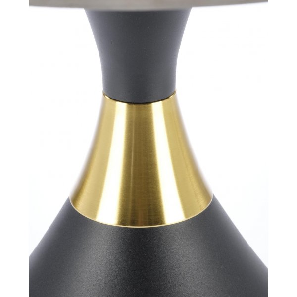 Scalita Couchtisch Ø50 cm - Schwarzer Marmor/Schwarz/Gold Scalita Couchtisch Ø50 cm - Schwarzer Marmor/Schwarz/Gold