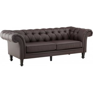 tran 3-Sitzer-Sofa - Braun