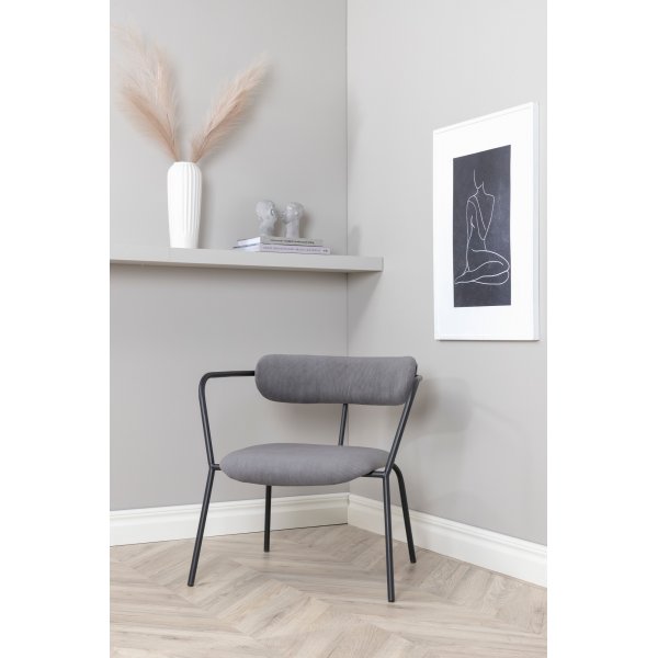 Shaun Sessel - Grauer Kordsamt Shaun Sessel - Grauer Kordsamt