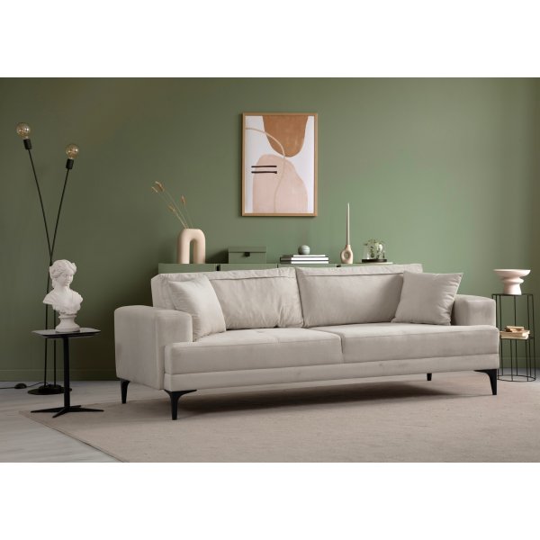 Astana 3-Sitzer-Sofa - Ecru Astana 3-Sitzer-Sofa - Ecru