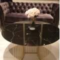 Kundenbild Tiffany Falcon Glasplatte - Schwarzes Marmor-Imitat