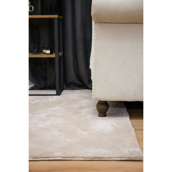 Viskoseteppich Lawson - Beiger Viskose-Look Viskoseteppich Lawson - Beiger Viskose-Look