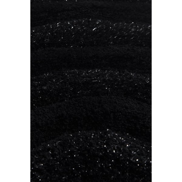 Wave-Badteppich - Schwarz Wave-Badteppich - Schwarz
