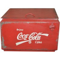 Coca Cola Vintage Aufbewahrungsbox - Metall Coca Cola Vintage Aufbewahrungsbox - Metall