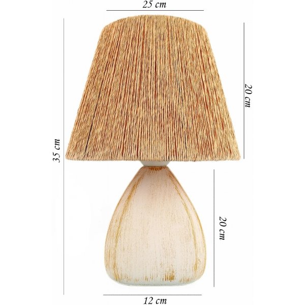 Tejido Tischleuchte - Natur