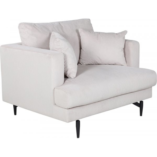 Hedlunda Sessel - Beige Kordsamt + Textilreinigung fr Mbel