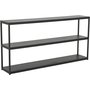 Tjme schwarzer Konsolentisch 180 cm lang