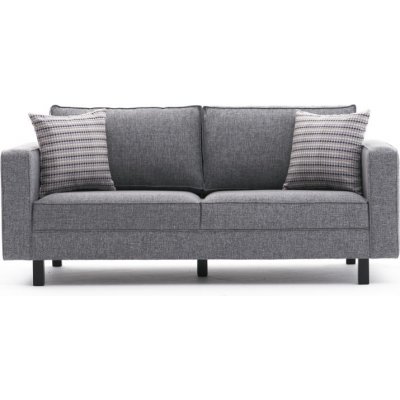 Kale 2-Sitzer-Sofa - Graues Leinen